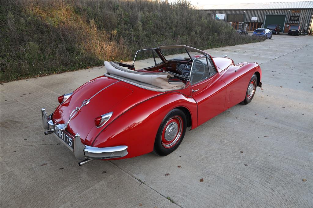 A 1955 Jaguar XK140 DHC